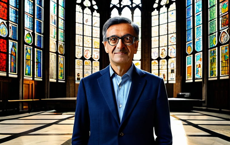 **
A professional Italian architect, fully clothed in a stylish yet modest business casual outfit, stands confidently inside the Duomo di Milano. The light streams beautifully through the stained-glass windows. Safe for work, appropriate content, professional setting, perfect anatomy, correct proportions, well-formed hands, proper finger count, natural pose, high-resolution photography, realistic details, family-friendly.
**
