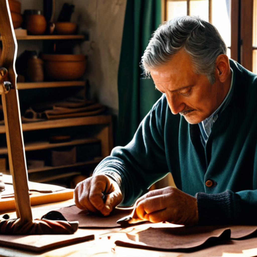 머신러닝과 데이터 엔지니어링의 연계 - **

"A skilled artisan in Florence, Italy, carefully crafting leather goods in a sunlit workshop, fu...