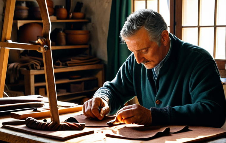 머신러닝과 데이터 엔지니어링의 연계 - **

"A skilled artisan in Florence, Italy, carefully crafting leather goods in a sunlit workshop, fu...
