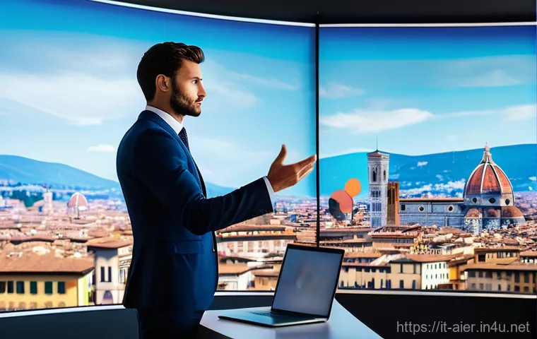 AI 프로젝트 성공을 위한 체크리스트 - **Prompt:** A vibrant, dynamic image capturing the "digital Renaissance" of AI in Italy. An Italian ...