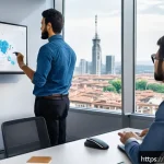 Home 22 AI 자격증 종류와 선택 가이드 - A professional Italian AI certification classroom setting featuring adult students attentively learn...