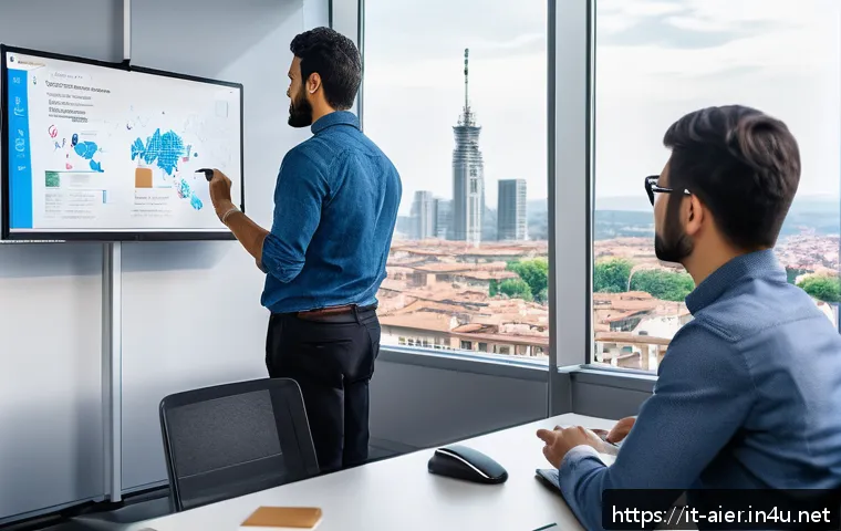 AI 자격증 종류와 선택 가이드 - A professional Italian AI certification classroom setting featuring adult students attentively learn...